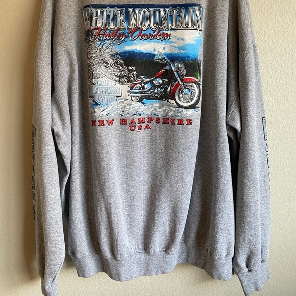 Harley-Davidson Crewneck Pullover Sweatshirt - Picture 3 of 12
